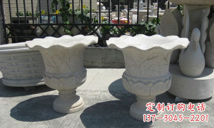 兰州大理石花盆雕塑