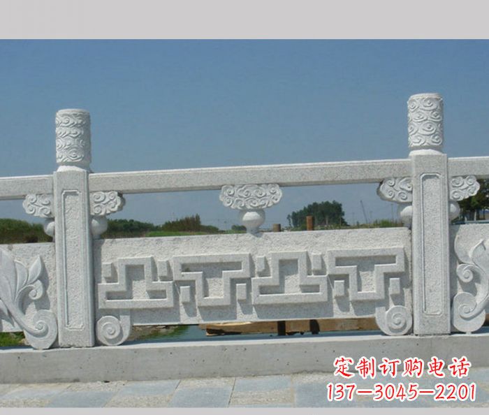 兰州公园景观大理石栏板雕塑