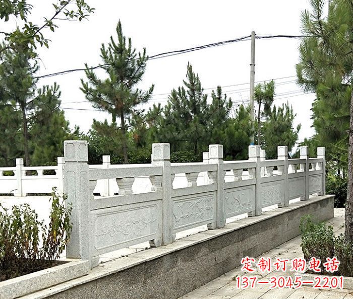 兰州大理石栏板石雕,构筑公园景观