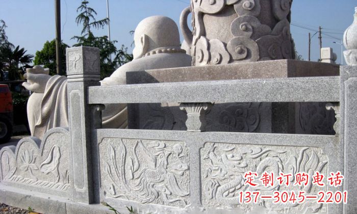 兰州公园景观大理石栏板石雕
