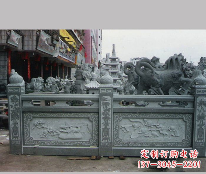 兰州高档仿古石栏板雕塑