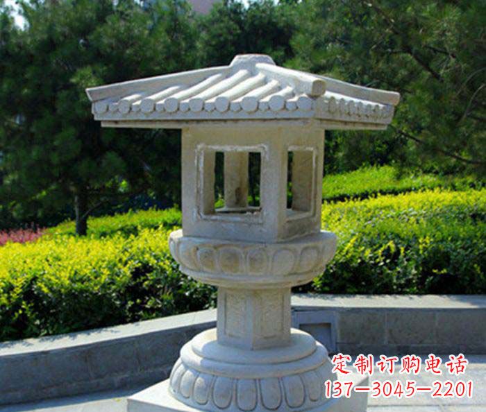 兰州公园景观小型石灯雕塑