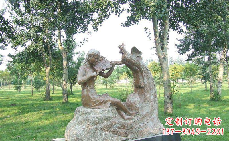 兰州艺术精美的凤凰雕塑