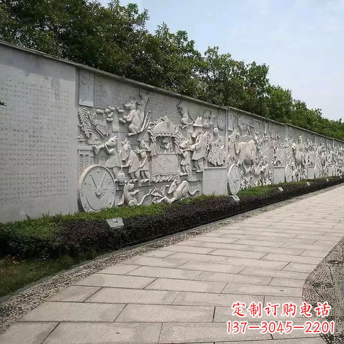 兰州领雕塑 | 十二生肖文化浮雕