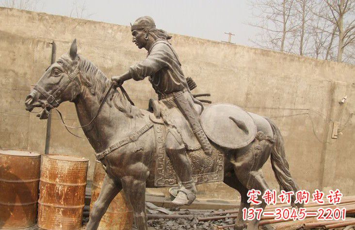 兰州古代战马铜雕塑,为您定制灵动雄壮的艺术品