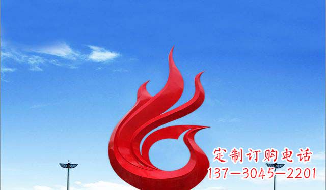 兰州优雅定制,高贵不锈钢凤凰雕塑