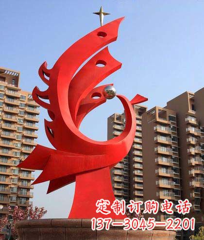 兰州凤凰明珠,以雕塑彰显传承千百年的灿烂文明