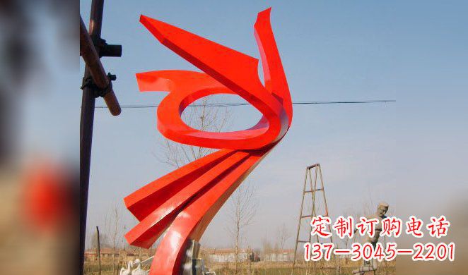 兰州高贵凤凰不锈钢雕塑