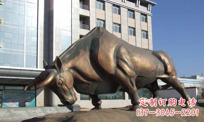 兰州拓荒牛铜雕塑——将历史传承到现代