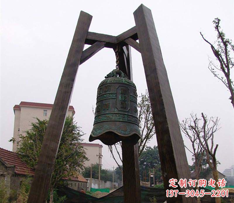 兰州大型铜钟雕塑——倍受关注的雕塑定制品