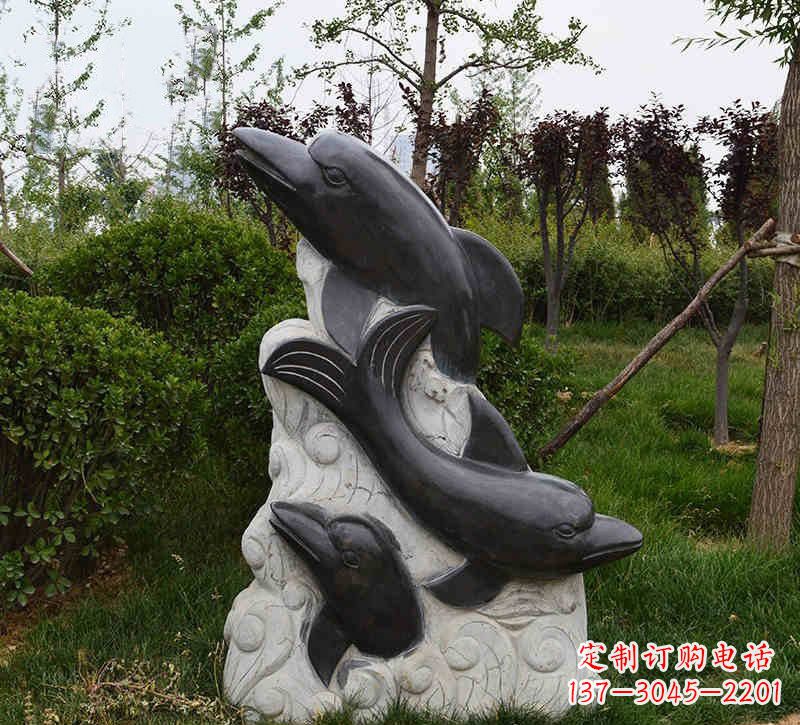 兰州特色海豚雕塑，带您体验最真实的海洋梦想