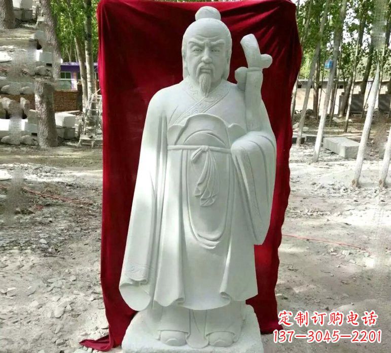 兰州汉白玉古代名医华佗雕塑