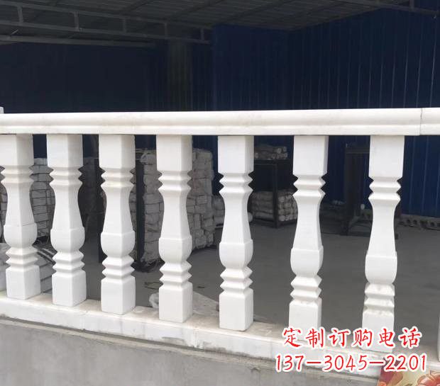 兰州汉白玉欧式栏杆雕塑，精美绝伦