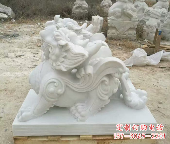 兰州精美貔貅门口招财石雕