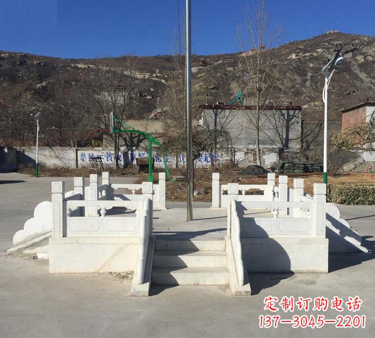 兰州汉白玉雕刻的精致升旗台