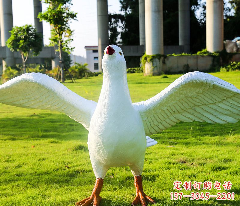 兰州和平鸽图片雕塑