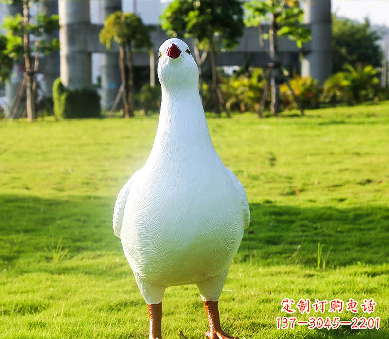 兰州和平鸽柱的雕塑