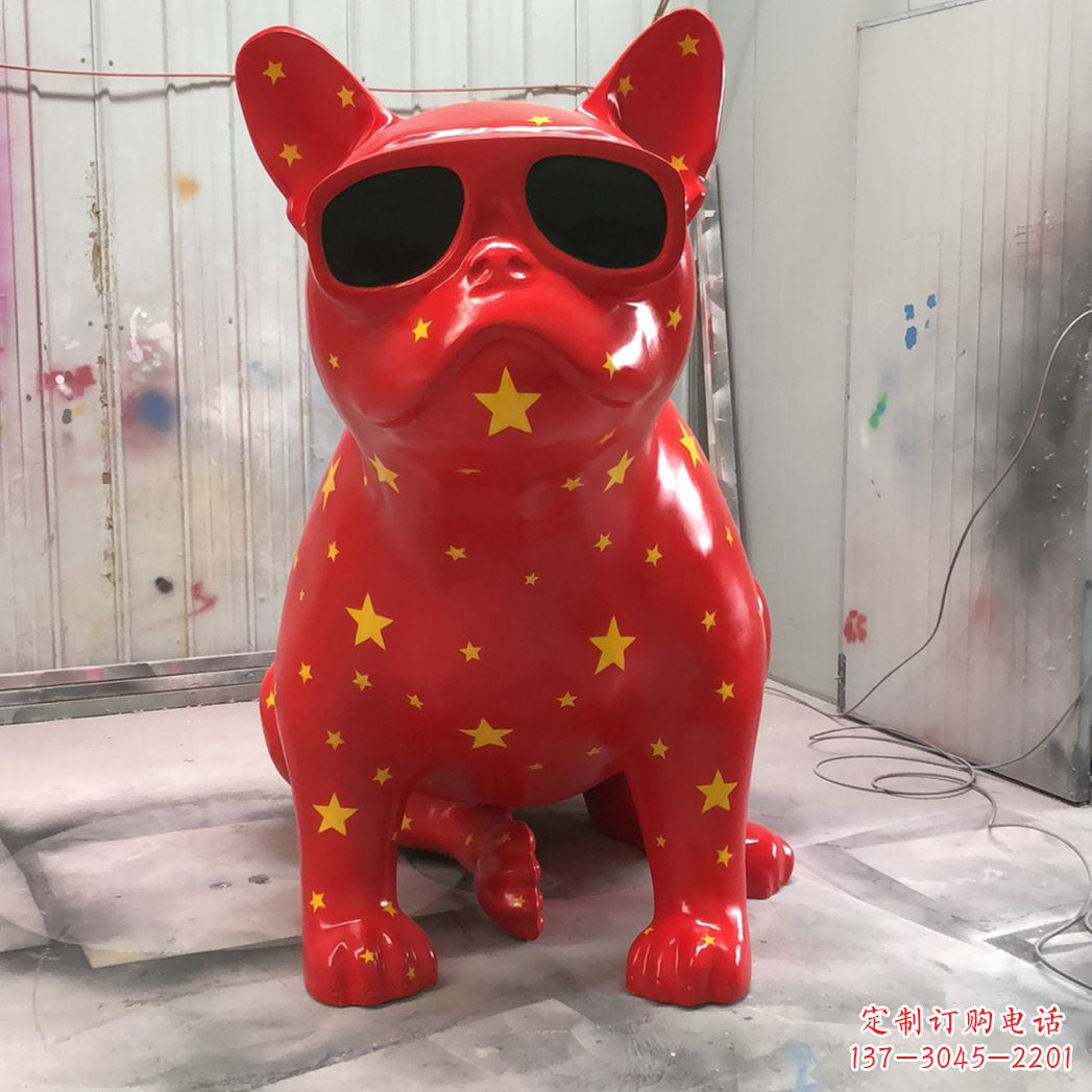 兰州玻璃钢材质精致的生肖雕塑