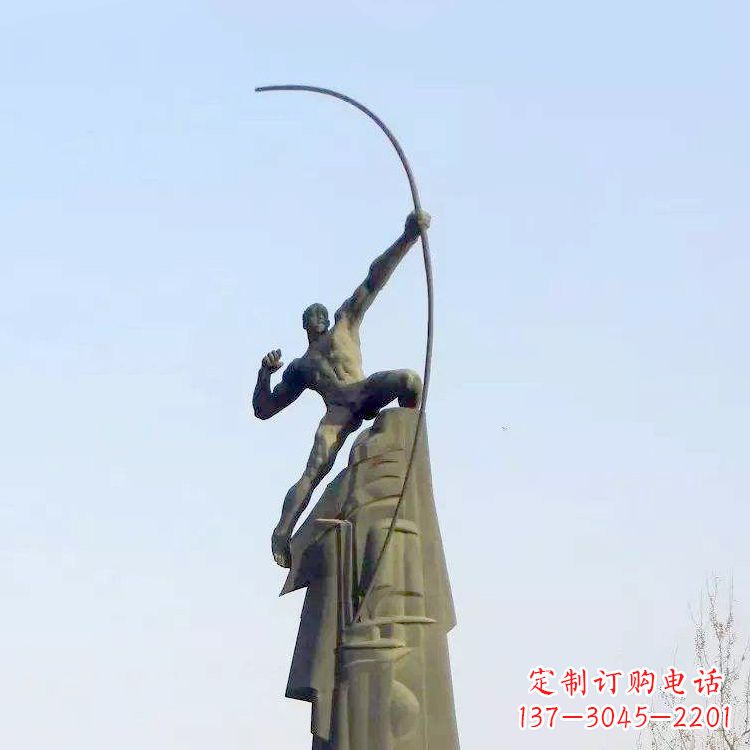 兰州精美雕塑,品质保证——后羿雕塑