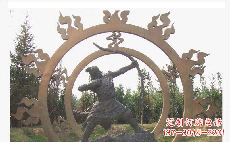兰州专业定制后羿雕塑,完美彰显人物神韵