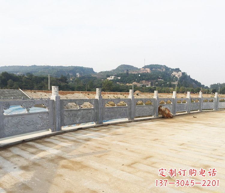 兰州护城河大理石栏板石雕