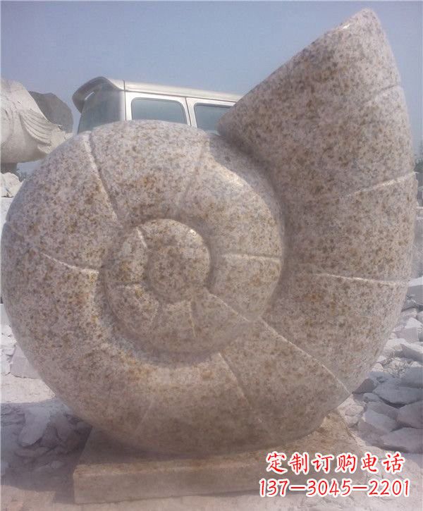 兰州花岗岩蜗牛石雕