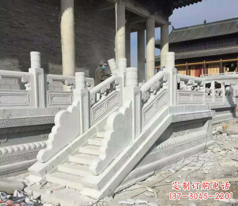 兰州大理石栏板石雕,精美绝伦,让建筑锦上添花