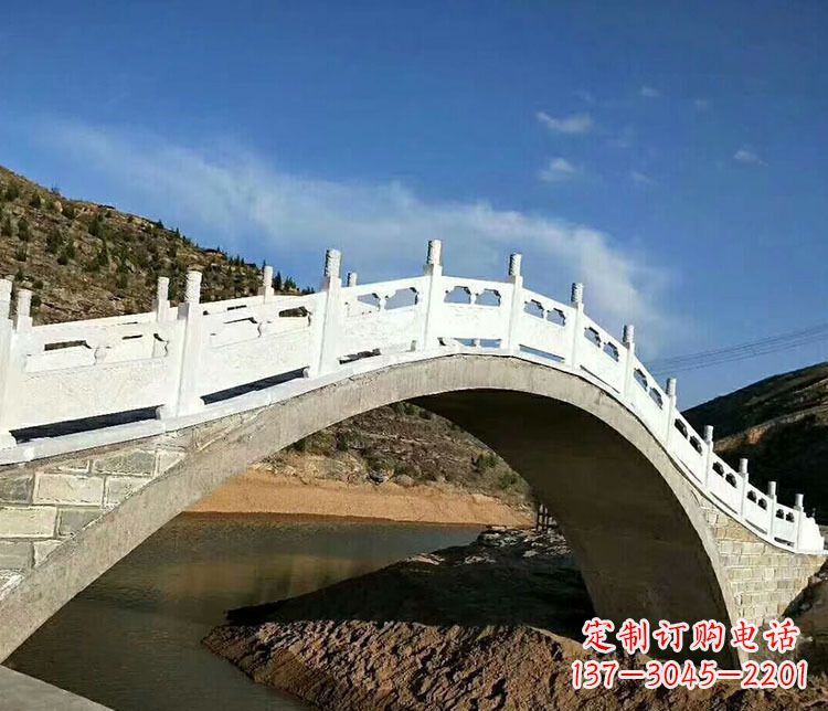 兰州卓越之作：汉白玉拱桥雕塑