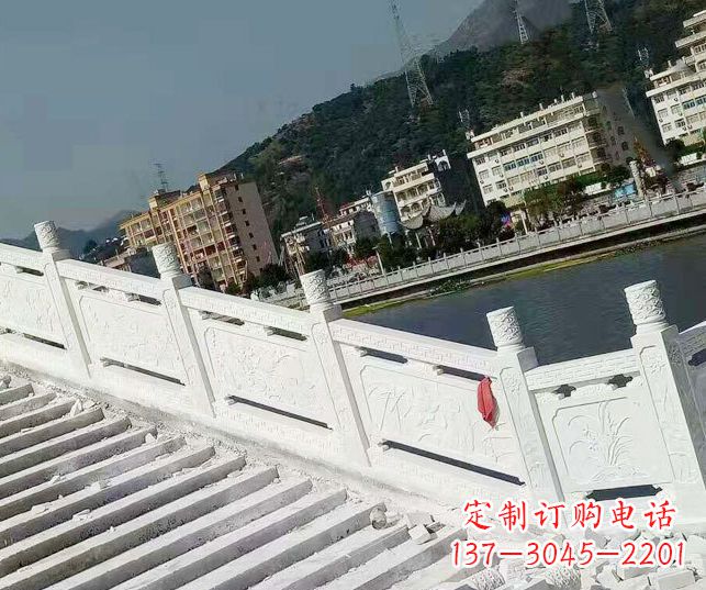 兰州山东汉白玉栏板石雕