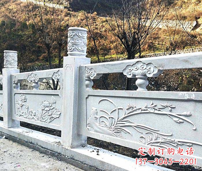 兰州领雕-汉白玉石浮雕栏板
