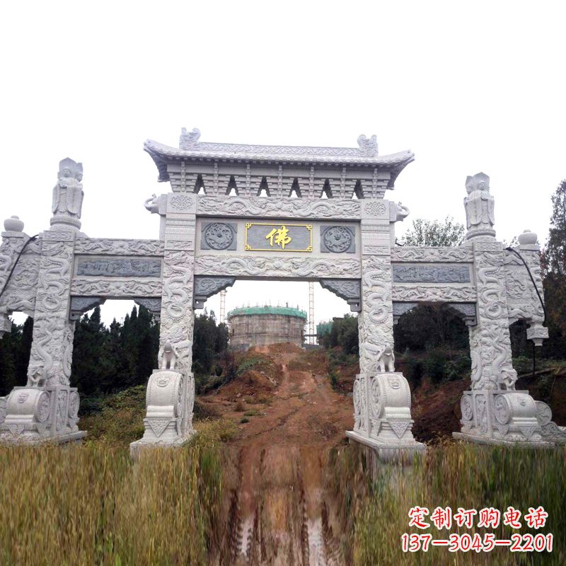 兰州景区入口石牌坊雕塑,为您塑造独一无二的精美雕塑