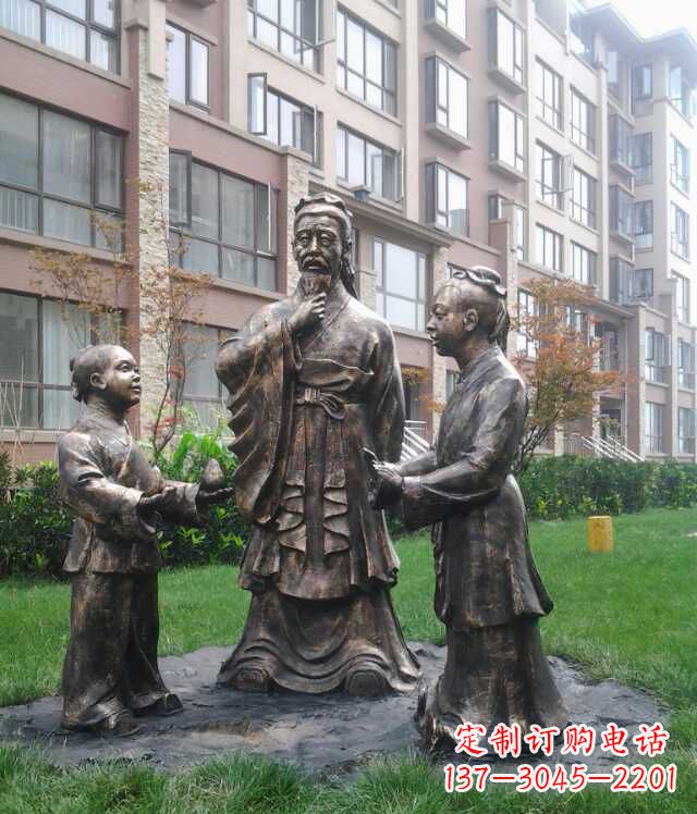 兰州孔融让梨古代人物雕塑