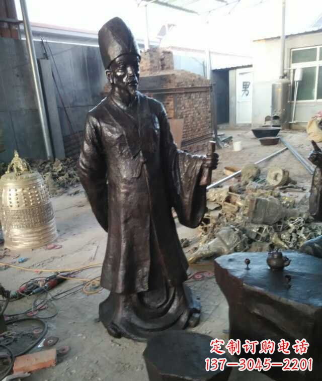 兰州李时珍古代名医铜雕