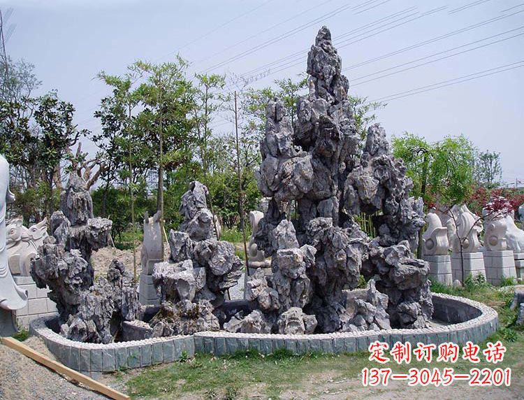 兰州灵璧石奇石假山