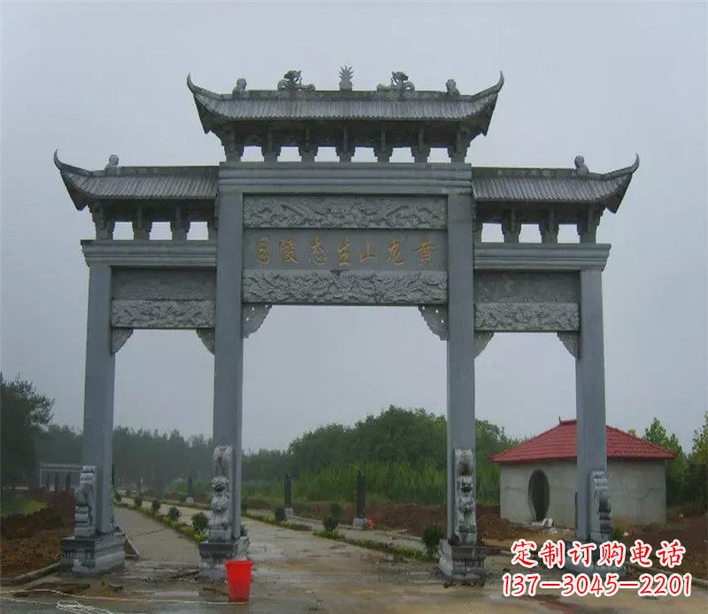 兰州传承古典,艺术铸就灵动雕塑——中领雕塑定制牌坊石雕
