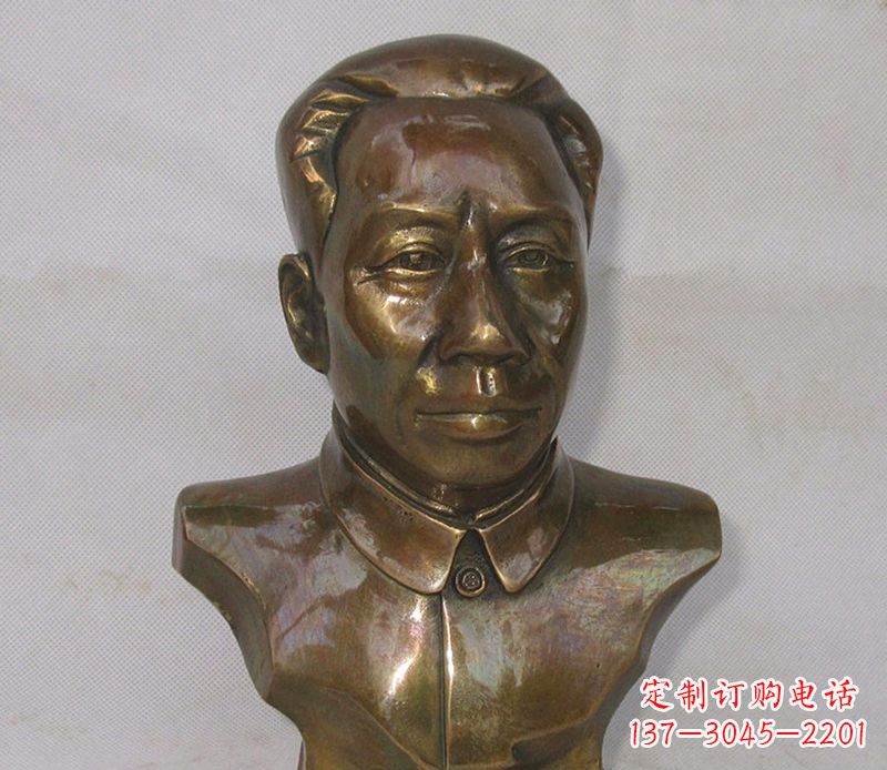 兰州刘少奇铜雕