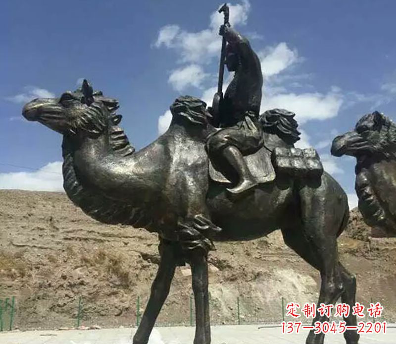 兰州骆驼铜雕