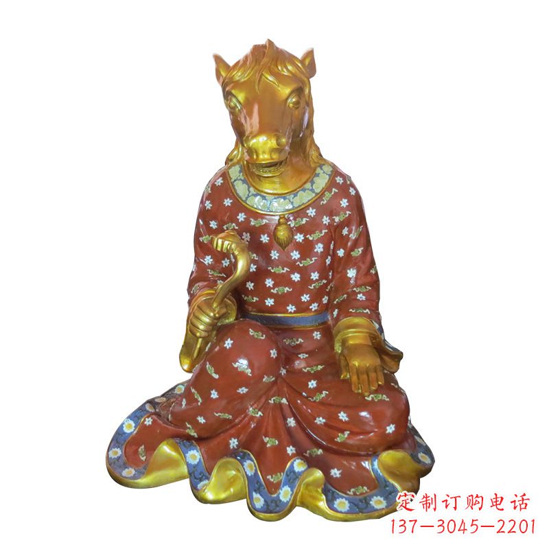 兰州精心制作的生肖玻璃钢雕塑