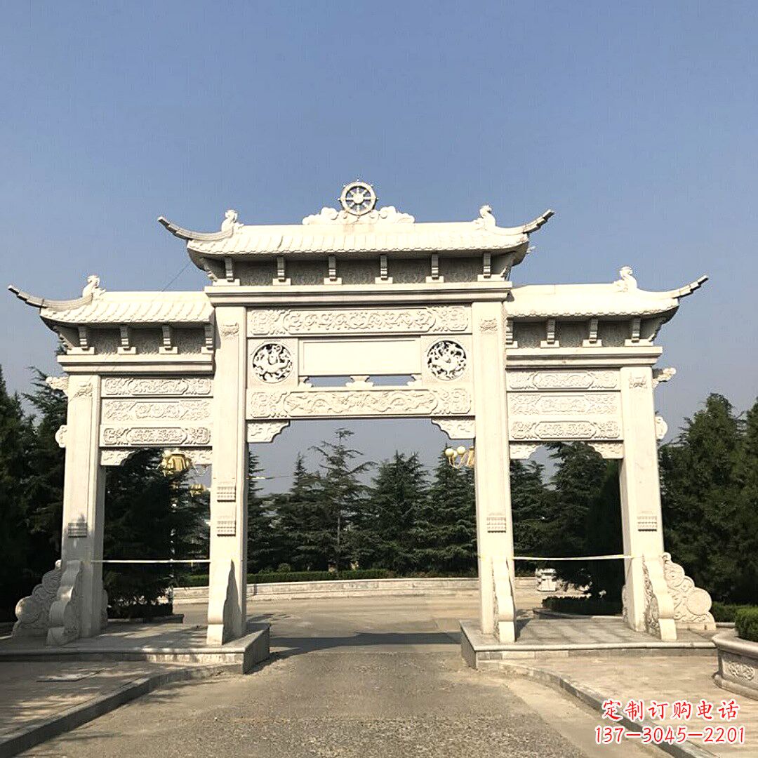 兰州牌坊柱座石雕
