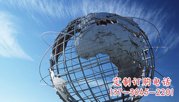兰州企业不锈钢地球雕塑