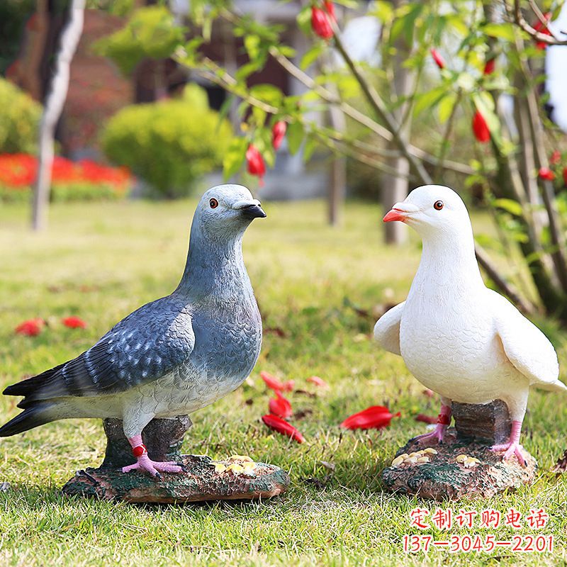 兰州秦皇岛和平鸽雕塑