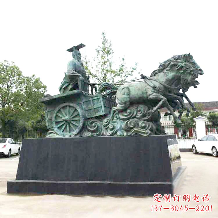 兰州秦始皇雕塑，震撼历史魅力