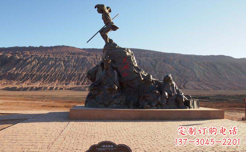 兰州中领雕塑|唐僧铜雕雕塑定制