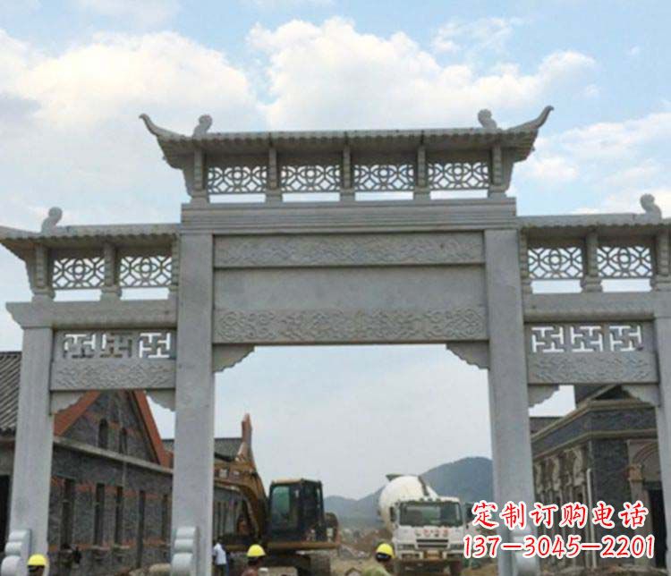 兰州牌坊大理石石雕:显露美丽的古典风情