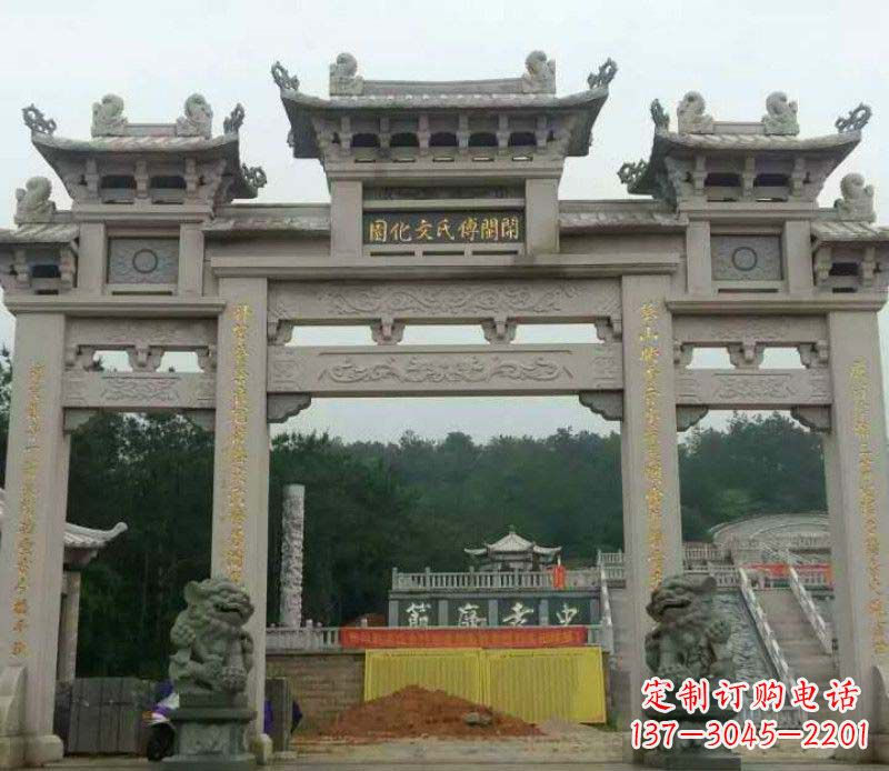 兰州中领雕塑:顶级大理石牌坊石雕