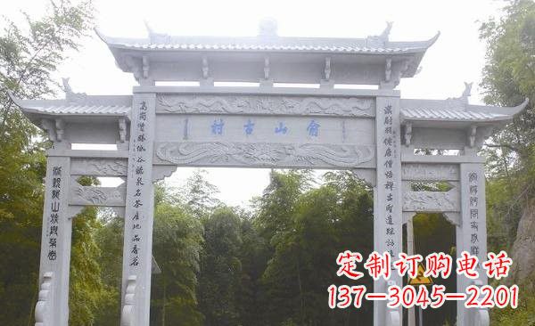 兰州让精美的牌坊雕塑为您打造精美环境