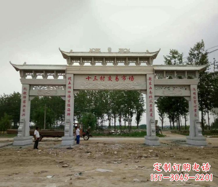 兰州精美石牌坊雕塑,令你惊艳无比