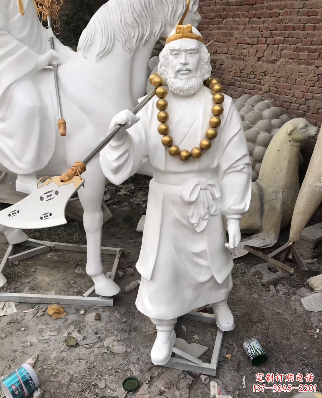 兰州沙和尚人物石雕，精美而有灵气