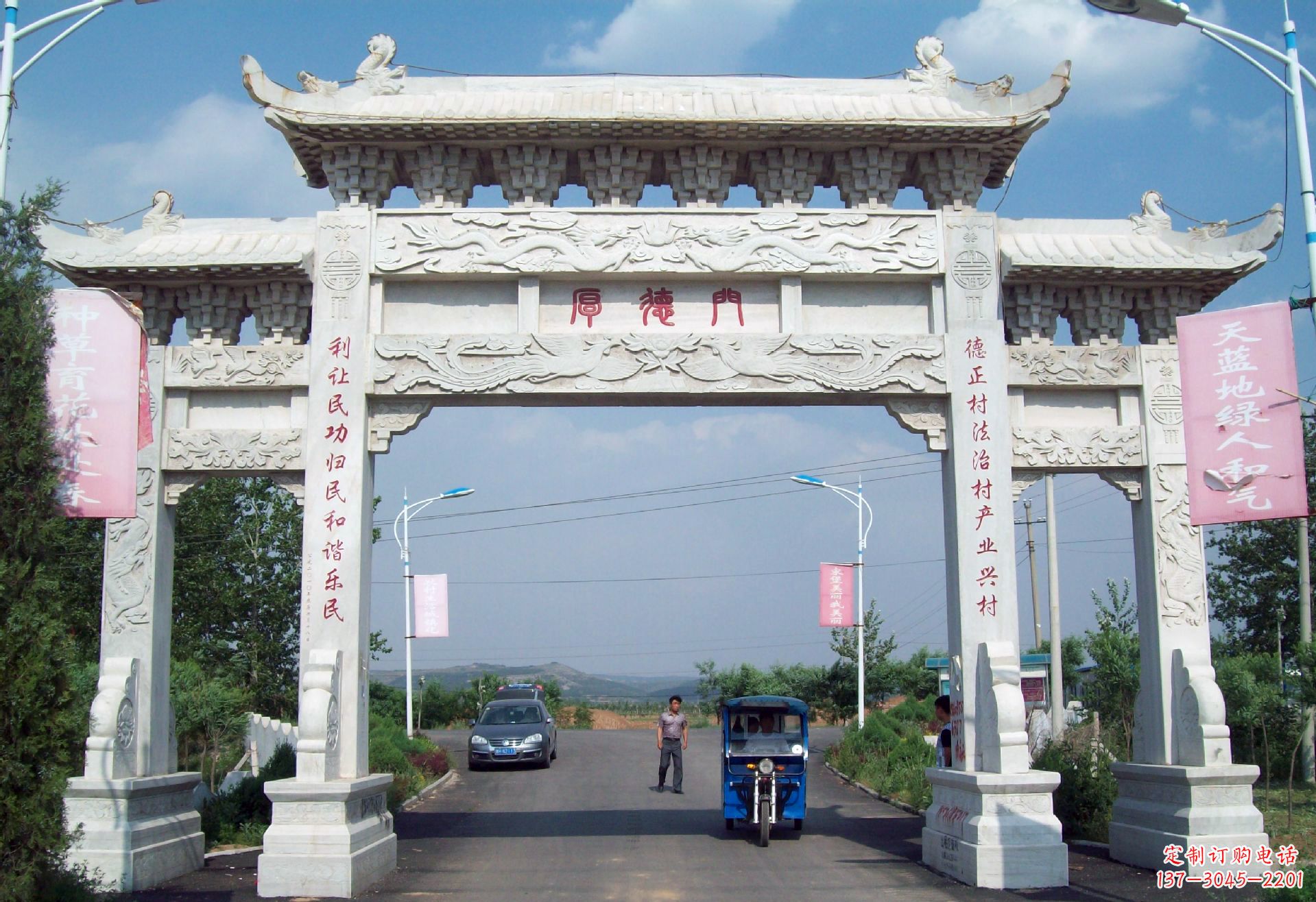 兰州专业定制门楼雕塑打造个性空间