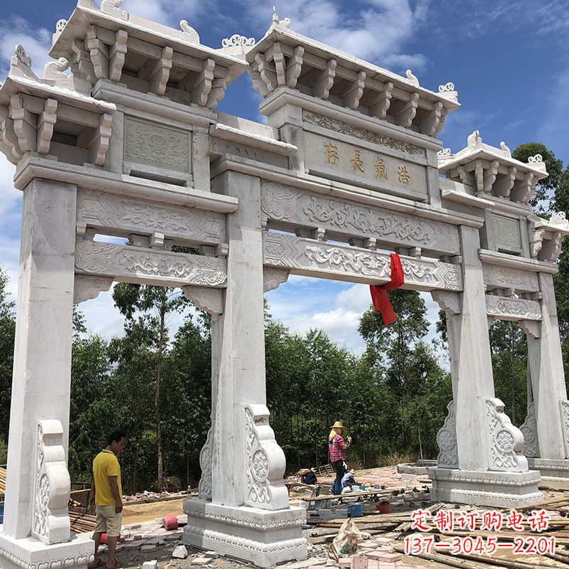 兰州石雕牌坊陵墓